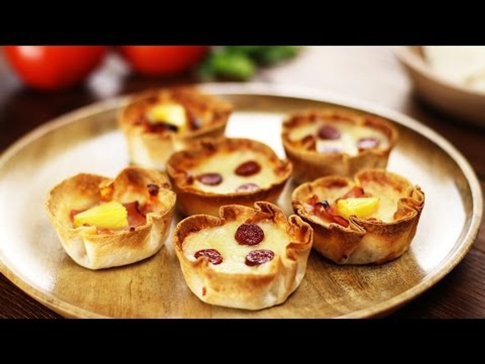 Pizza Muffins Rezept mit wenigen Zutaten und super leicht gemacht!