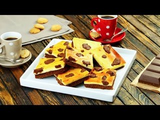 Das Muster von der Kuh abgeguckt: Russischer Zupfkuchen vom Blech.