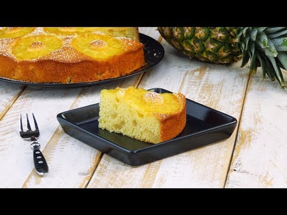 Saftig-lockerer Ananaskuchen besticht durch seine Einfachheit.