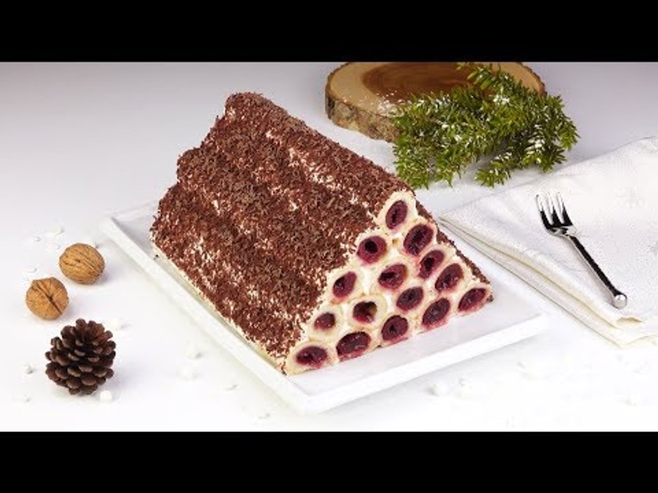 Kirsch Kuchen mal ganz anders - mit dieser Pyramide bist du der Star am Kuchenbuffet!