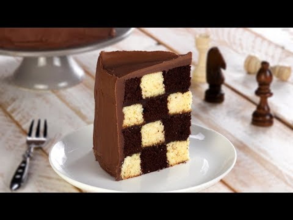 Schach Kuchen Rezept für eine saftige schwarz weiss Torte zu besonderen Anlässen