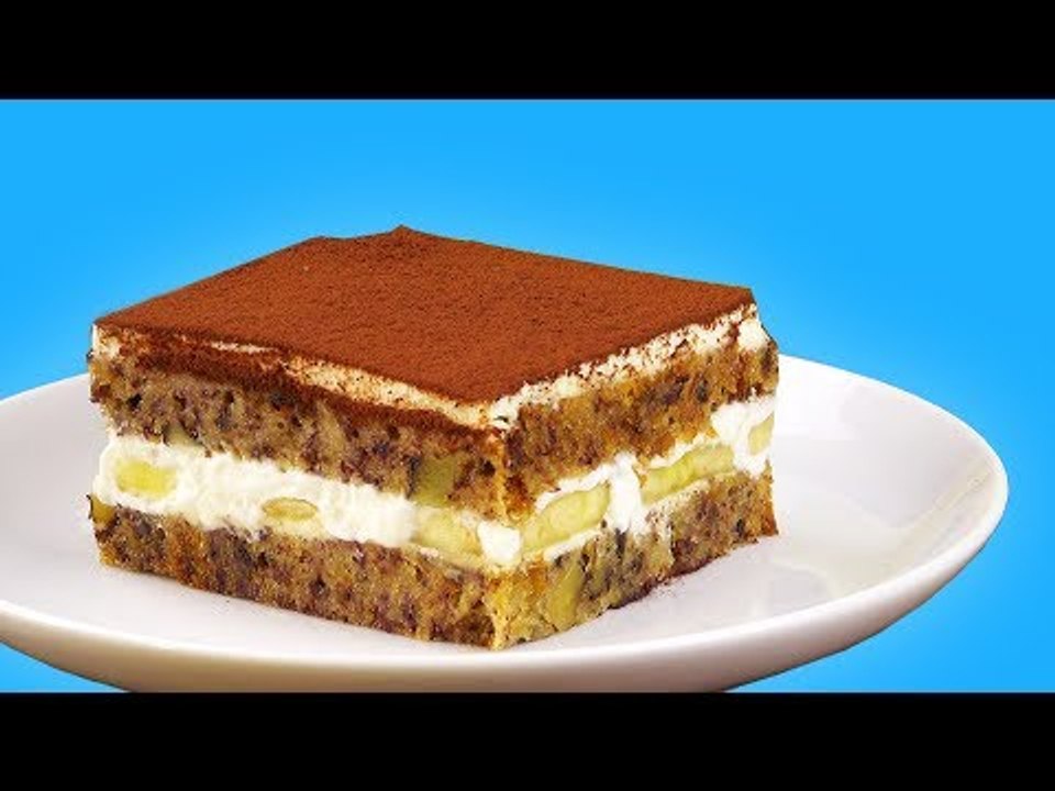 Bananenbrot Tiramisu Rezept zum Nachbacken ist ein wundervoll cremiges Dessert