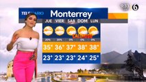 El pronóstico del tiempo con Pamela Longoria Miércoles 24 Julio 2019. @pamelaalongoria #Mexico #Monterrey #Aguascalientes