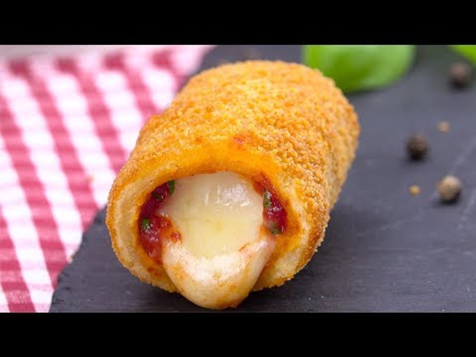Mozzarella Sticks mit Tomaten Füllung - ein Gedicht von einem Fingerfood Rezept!