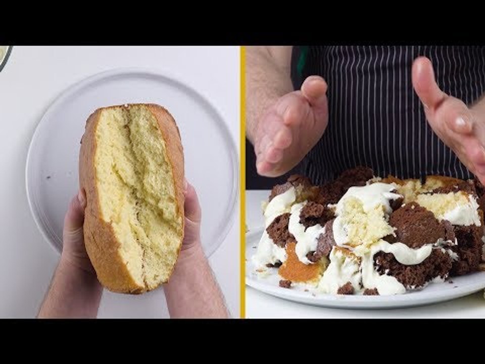 Kuchen wird nur gebacken, um total zerstört zu werden!