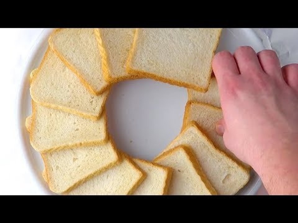 Toastbrot-Ringe sind der neue Partytrend! Ganz leicht zu machen!