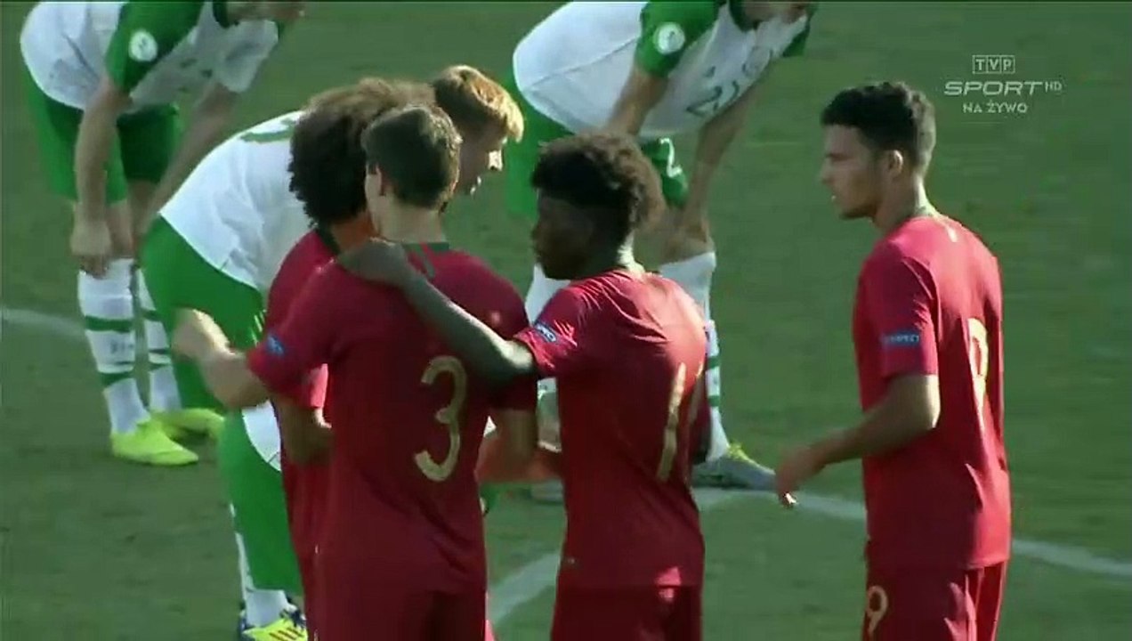 Vitor Ferreira (PK) GOAL _Portugal U19  1-0 Ireland U19 - 24072019