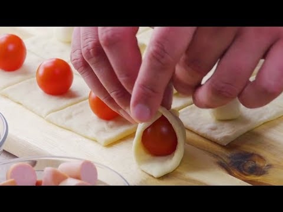 Wickle 3 Dinge in Teigecken. Am Ende staunen alle!