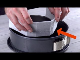 Wenn du 1 Stück Pappe zwischen 2 Backformen legst, passiert etwas Verrücktes.