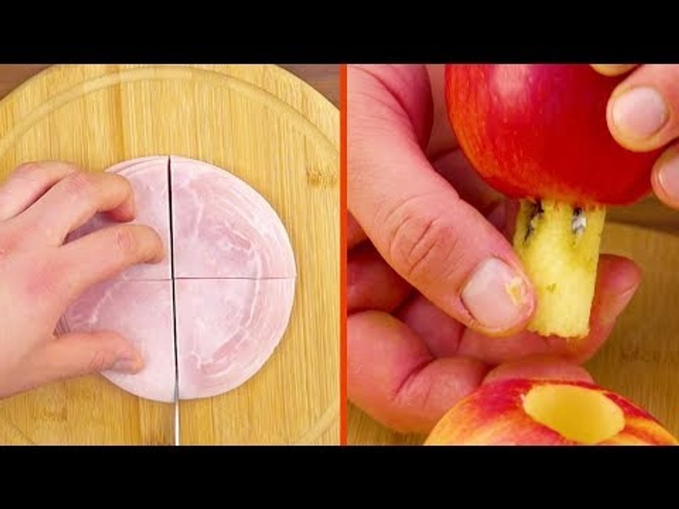 Schneide deinen Schinken in 4 Teile. Die Kombi wird dich umhauen!