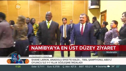 Türkiye'den Namibya'ya bakan düzeyinde ilk ziyaret