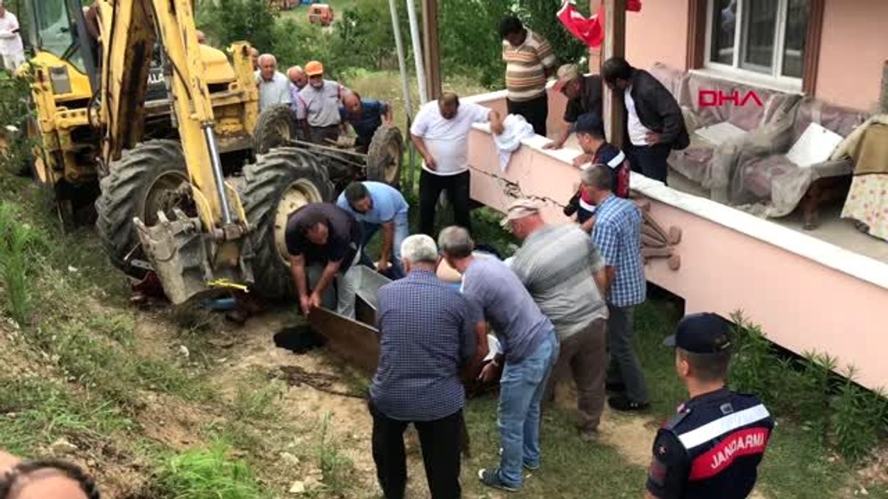 KOCAELİ DEVRİLEN TRAKTÖRÜN ALTINDA KALARAK CAN VERDİ