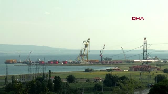 ÇANAKKALE 1915 Çanakkale Köprüsü'nün ilk kule blokları geldi