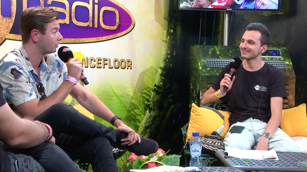 SAM FELDT en interview sur Fun Radio à Tomorrowland 2019