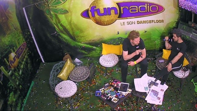 BAKERMAT en interview sur Fun Radio à Tomorrowland 2019