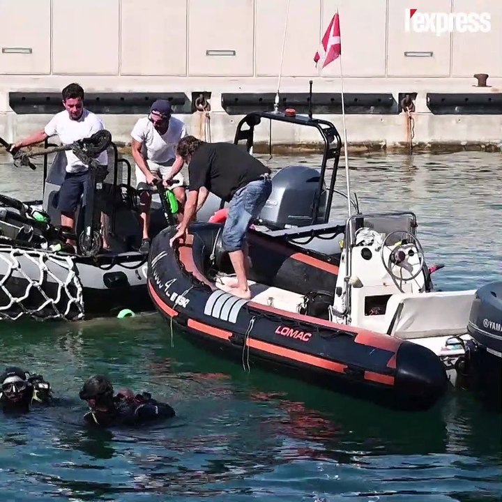 A Marseille, le fléau des trottinettes jetées à la mer