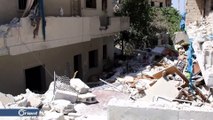 قتلى وجرحى في غارة لطائرات ميليشيا أسد على مدينة أريحا جنوب إدلب - سوريا