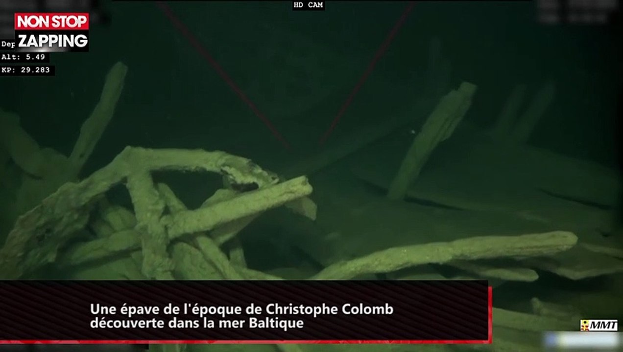 Une épave de l'époque de Christophe Colomb découverte dans la mer Baltique (vidéo)