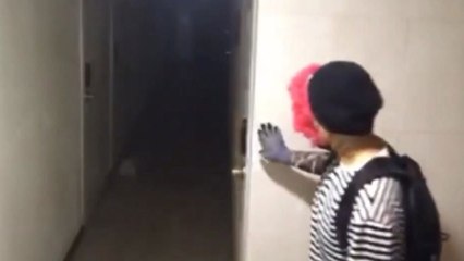 원룸 침입 시도 '피에로 가면' 영상 논란...경찰 수사 / YTN