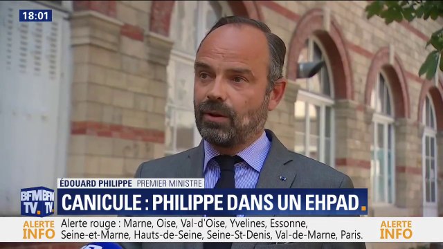 Édouard Philippe sur la canicule: Nous sommes plus inquiets pour ceux qui sont isolés