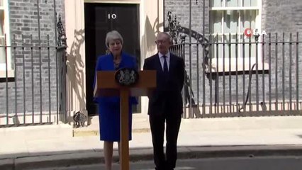 Download Video: - İngiltere'de başbakanlık görevinden istifa eden Theresa May, 