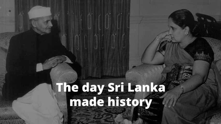 On this day in 1960, Sri Lanka elected its first female head of state.