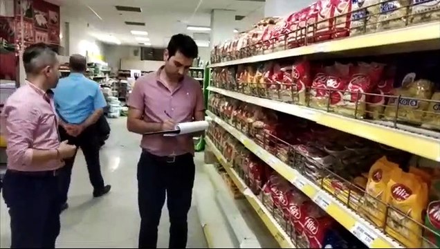 zincir marketler denetlendi