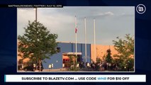 #Mexican Flag raised by the left in the U.S