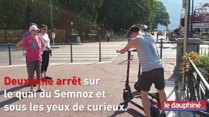 DECRYPTAGE Annecy : En route avec les livreurs de trottinettes électriques