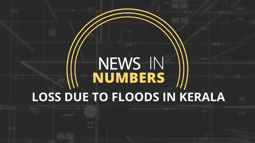 The amount of loss in Kerala because of floods: News in Numbers