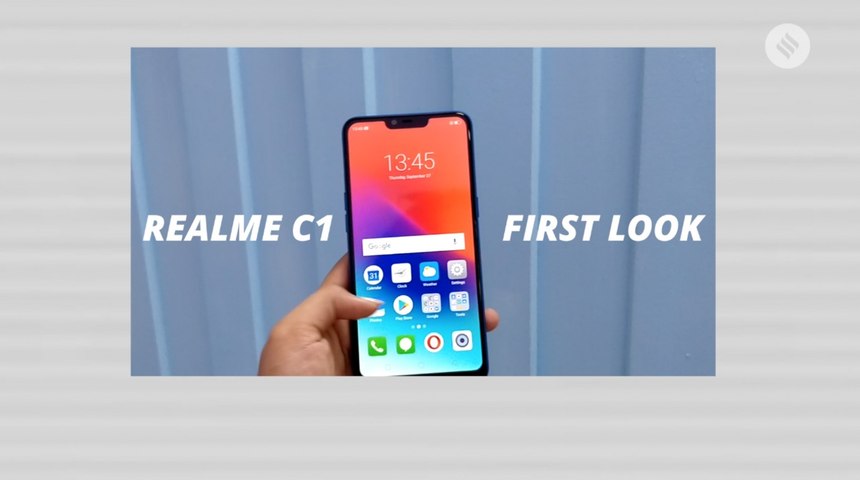 Realme C1 with a notched display, dual cameras at Rs 6,999