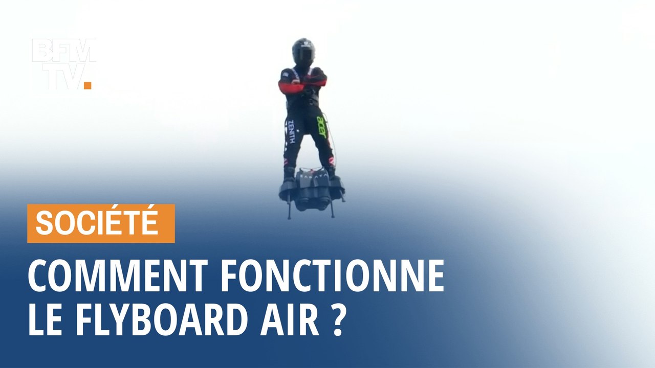Comment fonctionne le Flyboard Air de Franky Zapata ?