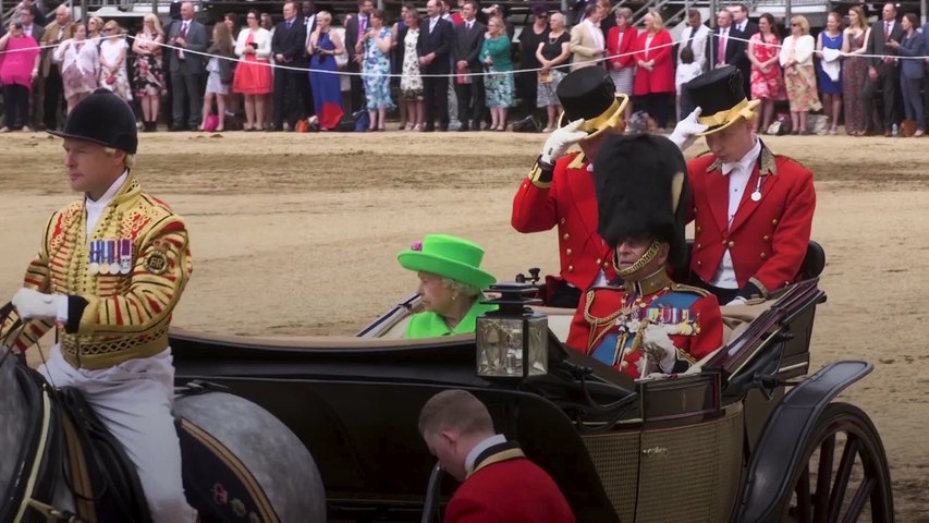 Queen Elizabeth and Prince Philip celebrating 71 years of marriage.