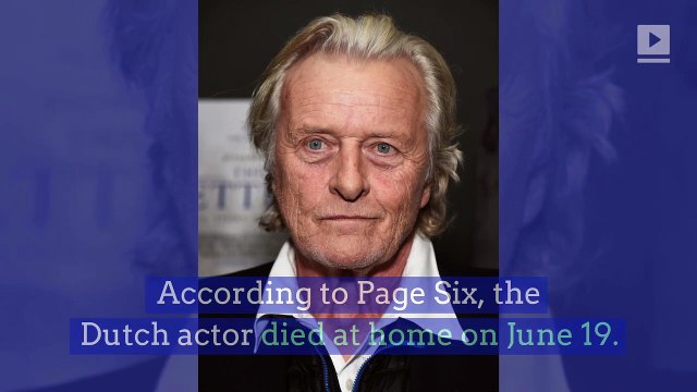 'Blade Runner' Actor Rutger Hauer Dead at 75