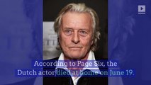 'Blade Runner' Actor Rutger Hauer Dead at 75