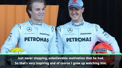 Schumacher is a huge inspiration - Rosberg