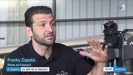 Flyboard : Franky Zapata se prépare à rejoindre l'Angleterre par les airs