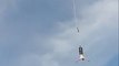 The Terrifying Moment A Man's Bungee Cord Snaps