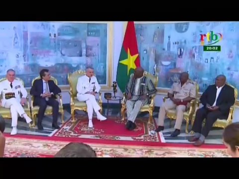 RTB/Audience du président de la république avec plusieurs personnalités dont le commandant sortant de la face BARKHANE