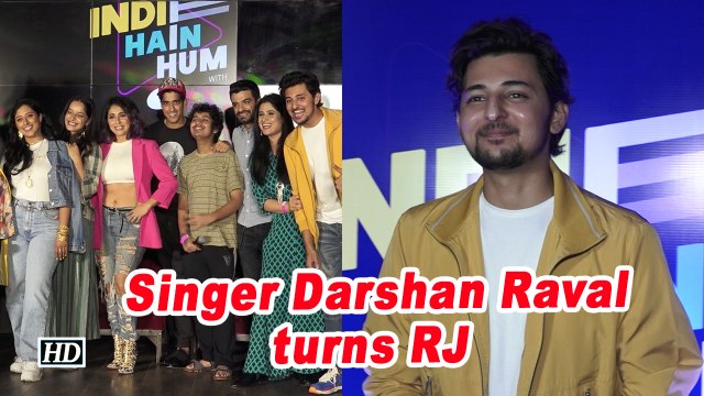 Singer Darshan Raval turns RJ for a radio show 'Indie Hain Hum'