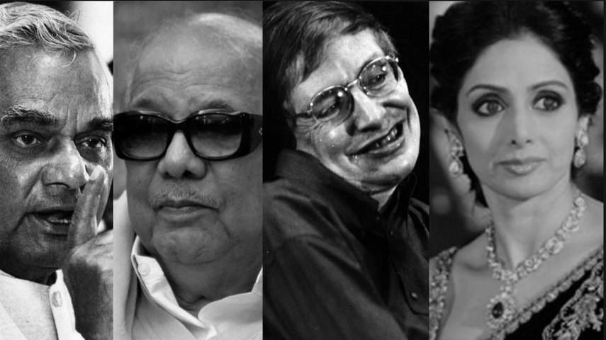 In Memoriam: Famous Personalities we lost in 2018