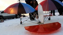 RC Umbrella plane cras