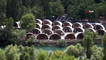 Türkiye'nin ilk doğa oteli terörden temizlenen Tunceli'ye kuruldu