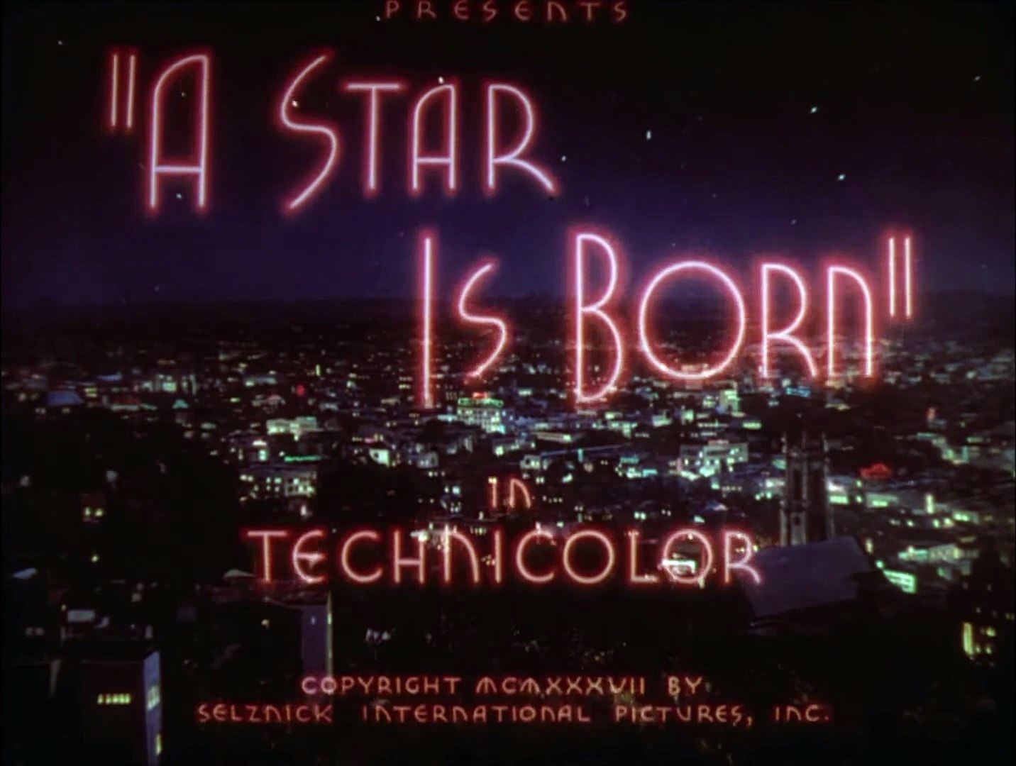 ⁣A Star Is Born Movie (1937) - Janet Gaynor, Fredric March