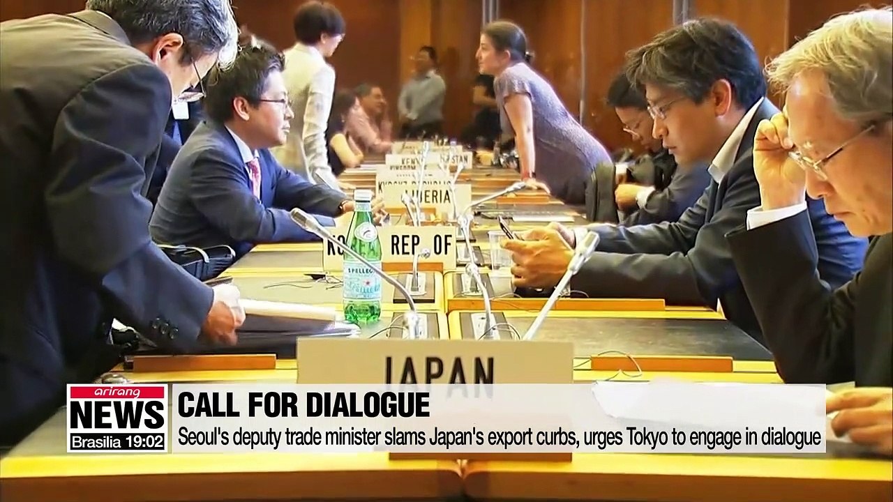 S. Korea's deputy trade minister slams Japan's export curbs at WTO meeting