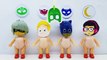 Learn colors with wrong masks pj masks and wrong costumes toys for kids