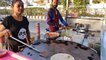 Indian Lady Selling Delicious Parathas in Surat - Indian Street Food
