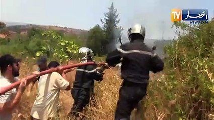 تيزي وزو: حرائق كبيرة تجتاح بلدية سيدي نعمان وتهدد قاطنيها