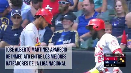 José Alberto Martínez entre los mejores bateadores de la Liga Nacional