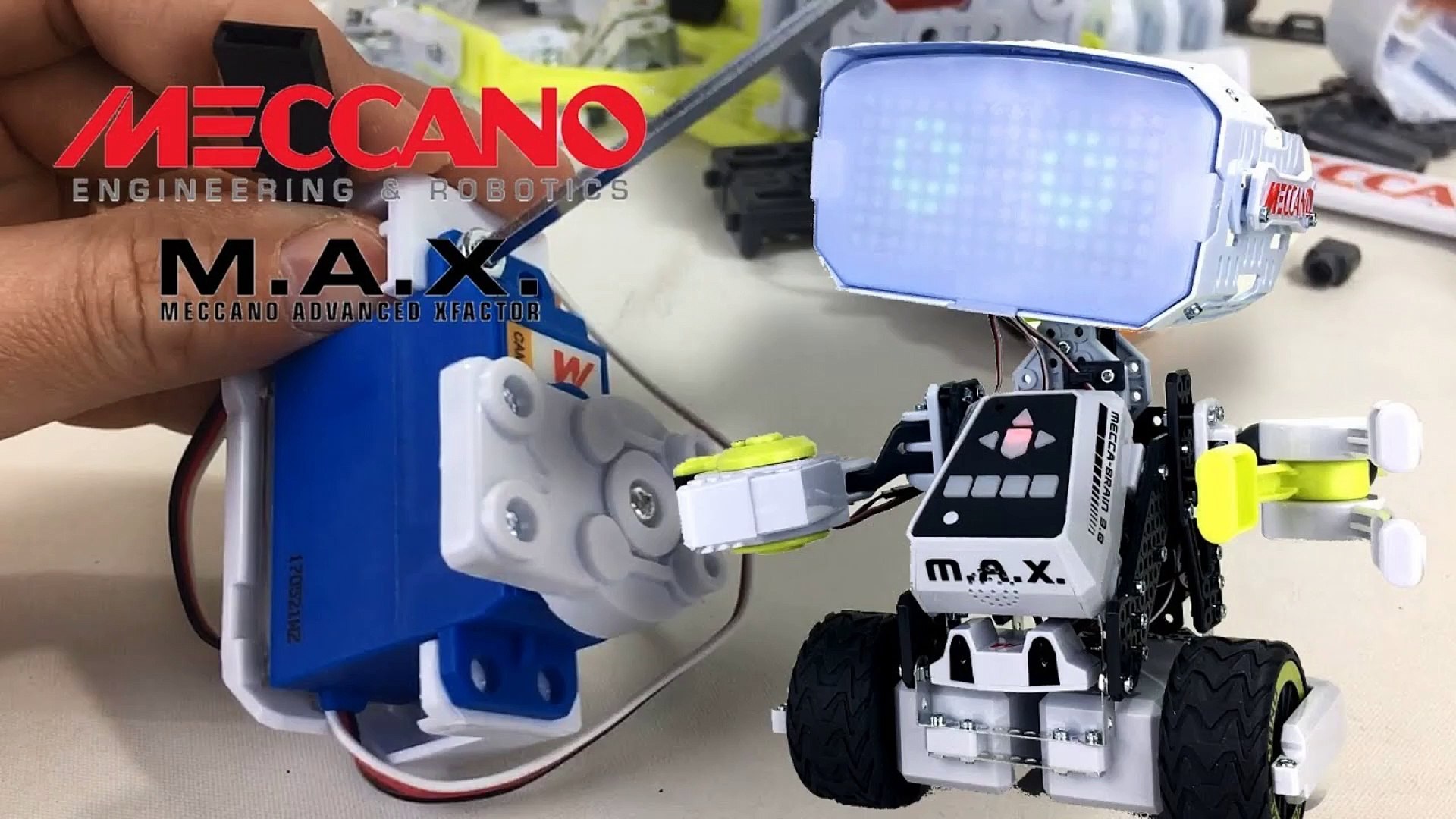 M.A.X. Meccano Advanced XFactor Robotic with Artificial Intelligence ||  Keith's Toy Box - video Dailymotion